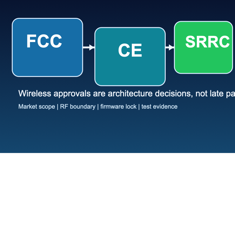 Clearing Wireless Approvals Before a Device Ships Abroad